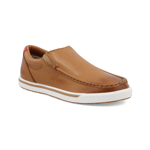 Twisted X Womens Kicks Tan Leather Slip-On Shoes