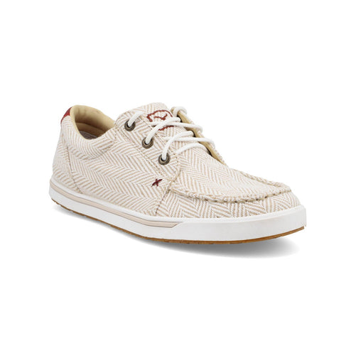 Twisted X Womens Kicks Sand/White Fabric Sneakers Shoes