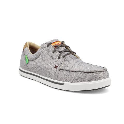 Twisted X Womens Kicks Light Grey Fabric Work Shoes