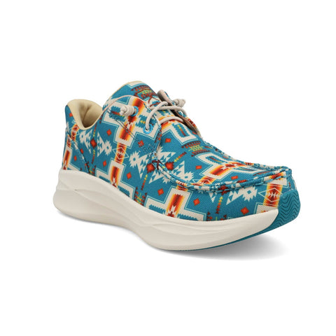 Twisted X Womens Feather X Casual Turquoise Multi Fabric Western Sneakers Shoes