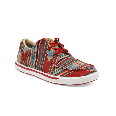 Twisted X Womens Hooey Loper Fiesta Textile Aztec Sneakers Shoes