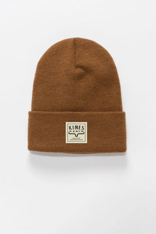 Kimes Ranch Unisex Workday Label Cap Work Wear Brown 100% Acrylic Beanie Hat