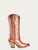 Corral Womens Embroidery Pointed Toe Rose Gold Cowhide 13in Cowboy Boots 9 M