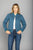 Kimes Ranch Womens Bronc Bomber Dark Blue 100% Cotton Jacket