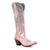 Corral Womens E1447 Dusty Rose Leather 16in Classic Cowboy Boots 11 M