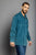 Kimes Ranch Mens Ft Work Shirt Navy 100% Cotton Jacket