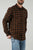 Kimes Ranch Mens Garrison Brown Cotton Blend L/S Shirt