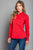 Kimes Ranch Womens Team Shirt Long Red Cotton Blend L/S Shirt