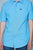 Kimes Ranch Mens Linville Solid Shirt Mid Blue Cotton Blend S/S