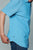 Kimes Ranch Mens Linville Solid Shirt Mid Blue Cotton Blend S/S