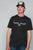 Kimes Ranch Mens Phase 2 Tech Tee Black Polyester Blend S/S T-Shirt