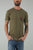 Kimes Ranch Mens Warmth Military Green Cotton Blend S/S T-Shirt