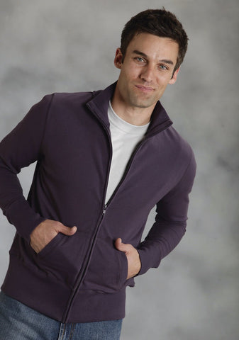 Ouray Mens Navy 100% Cotton USA Zip Jacket