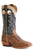 Roper Mens Tan/Black Leather Ride Em Cowboy Cowboy Boots