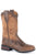 Roper Youth Boys Brown Leather Monterey Star Cowboy Boots