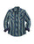 Tin Haul Mens Blue 100% Cotton Grid Plaid L/S Shirt