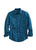 Tin Haul Mens Blue 100% Cotton Grid Paisley L/S Shirt