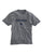 Tin Haul Mens Heather Grey Cotton Blend Star with Lines S/S T-Shirt
