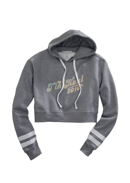 Tin Haul - Womens Hooded Sweatshirt Fleece Knit Cropped main image 1