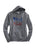 Tin Haul Womens Grey Cotton Blend Water Color Script Hoodie
