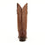 Ferrini Mens Cognac Leather Gator Belly D-Toe Stallion Cowboy Boots
