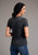 Stetson Womens Dark Grey Cotton Blend Sunset and Mountain S/S T-Shirt