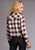 Stetson Womens Brown Rayon/Nylon Harvest Plaid BD L/S Shirt
