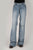 Stetson Womens Blue Cotton Blend 214 Trouser Raw Edge Jeans