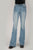 Stetson Womens Blue Cotton Blend 921 High Waist Flare Jeans