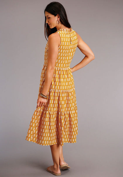 Stetson - Womens Dress Bright Schiffli Embroidered Cotton Lawn Sleeveless Empire Waist main image 1