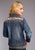 Stetson Womens Blue Cotton Blend Denim Wash Jacket
