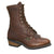 AdTec Mens Chestnut 9in Packer Full Grain Leather Work Boots