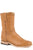 Stetson Mens Burnished Tan Leather Puncher Cowboy Boots
