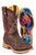 Tin Haul Womens Burgundy Leather A Cute Angle Cowboy Boots