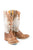 Tin Haul Womens Tan Leather Made in Heaven Cowboy Boots
