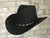 Rockmount Mens Black Felt Cowboy Crushable Hat