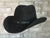 Rockmount Mens Black Felt Magic Pinch Cowboy Hat