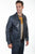 Scully Mens Denim Lamb Leather Retro Jacket