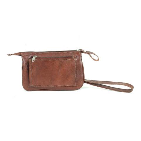 American West Pendleton Pony Brown Leather Event Bag