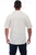Scully Mens Distressed Ivory 100% Cotton Calypso S/S Shirt