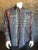 Rockmount Mens Black/Red 100% Cotton Jacquard Flannel Western L/S Shirt