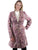 Scully Womens Rose Polyester Jacquard Frock Coat