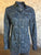 Rockmount Womens Navy 100% Cotton Paisley Print Western L/S Shirt