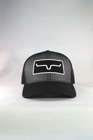 Kimes Ranch Unisex All Mesh Trucker Baseball Cap Black Cotton Blend