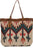 Scully Womens Tan Multi Polyester 19in Tote Handbag