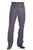 Circle S Mens Heather Navy Polyester Western Unhemmed Ranch Dress Pant