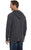 Cowboy Up Mens Quality Charcoal Cotton Blend Hoodie