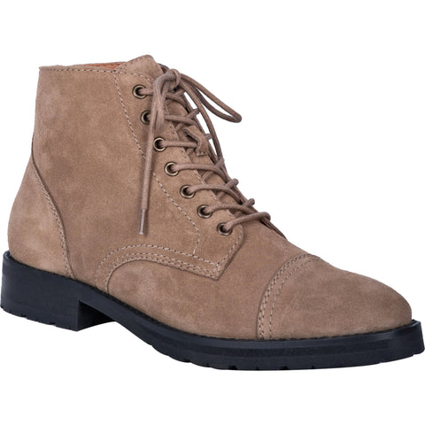 Dingo Mens Hutch Ankle Boots Leather Taupe