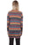 Scully Womens Multi-Color Acrylic Crossover Sweater