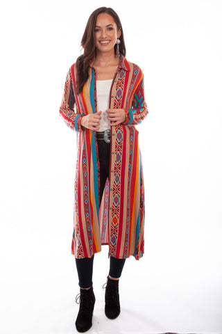 Scully Womens Serape Rayon Duster